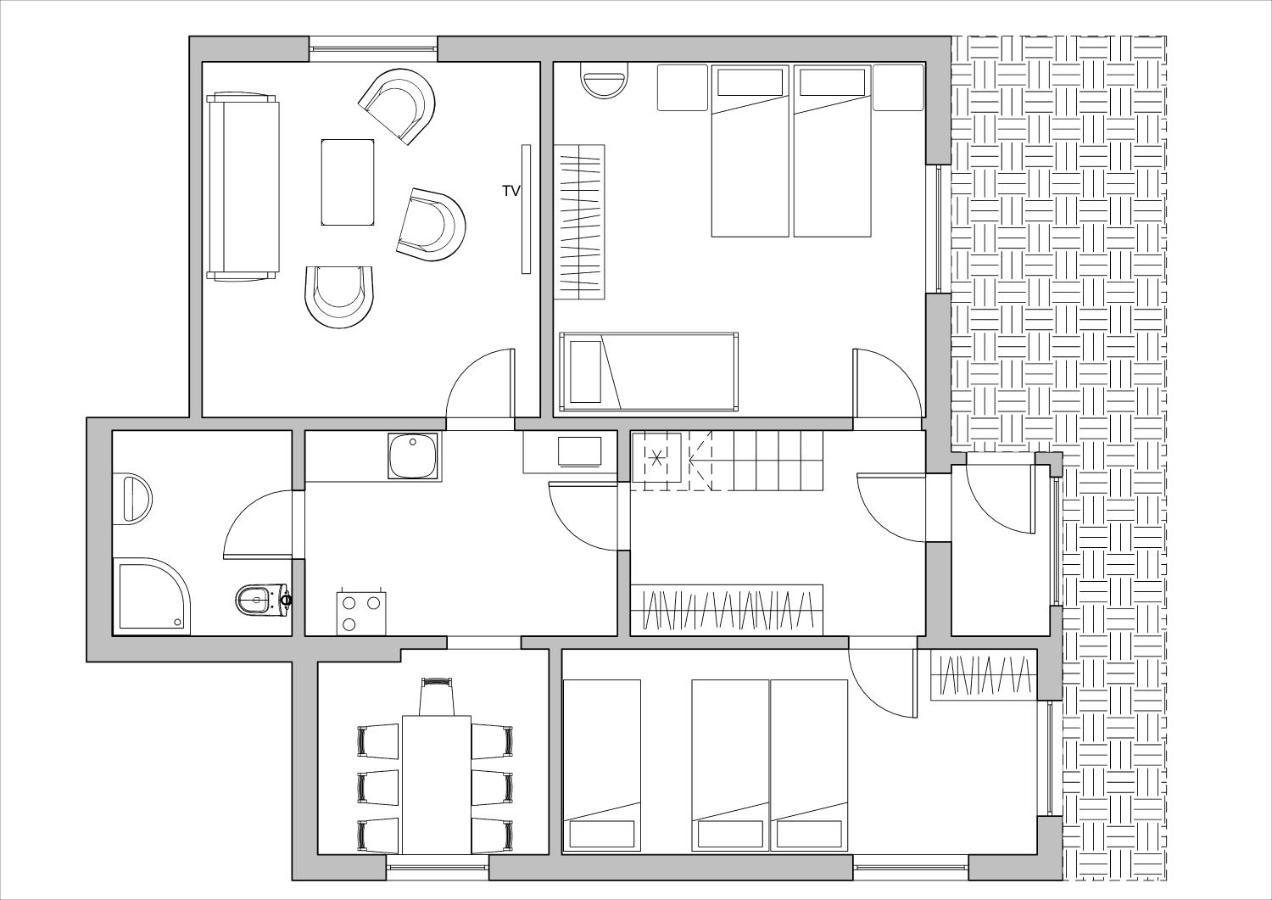 Apartman U Kacaku Vrchlabi Luaran gambar